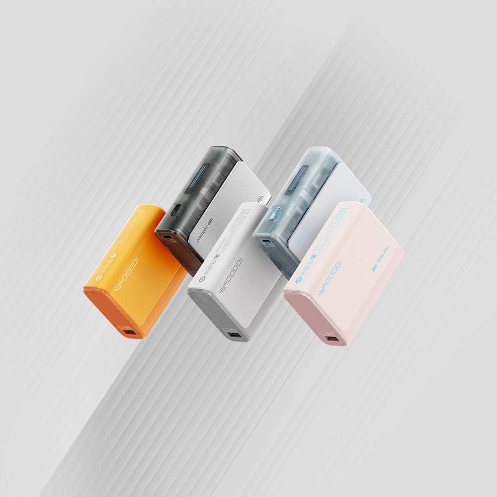 Ekstern Batteri Cuktech CP13, 10000mAh, 30W, QC + PD, 1 x USB-A - 1 x USB-C, Lyserød CUK0PB100DPK