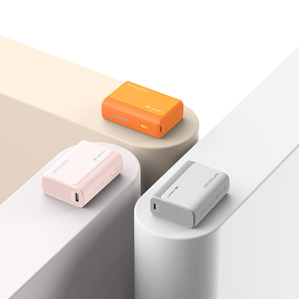 Ekstern Batteri Cuktech CP13, 10000mAh, 30W, QC + PD, 1 x USB-A - 1 x USB-C, Lyserød CUK0PB100DPK