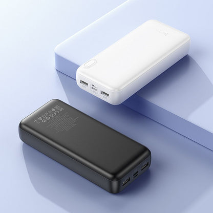 Ekstern Batteri HOCO J128A, 20000mAh, 10W, 2 x USB-A, Sort