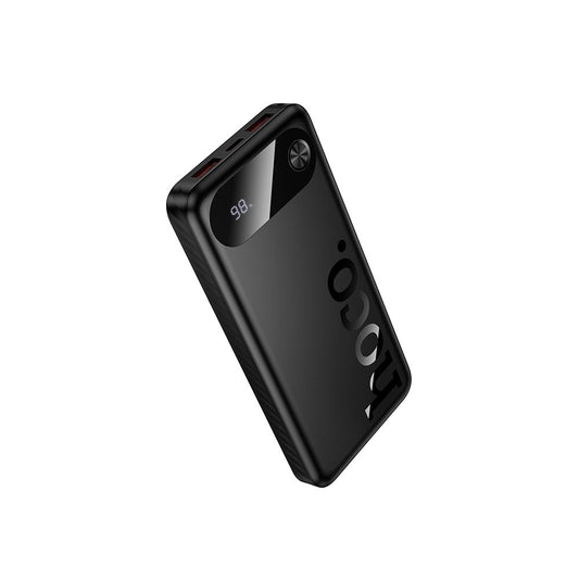 Ekstern Batteri HOCO J154, 10000mAh, 22.5W, QC + PD, 1 x USB-C - 2 x USB-A, Sort