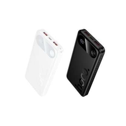 Ekstern Batteri HOCO J154, 10000mAh, 22.5W, QC + PD, 1 x USB-C - 2 x USB-A, Sort