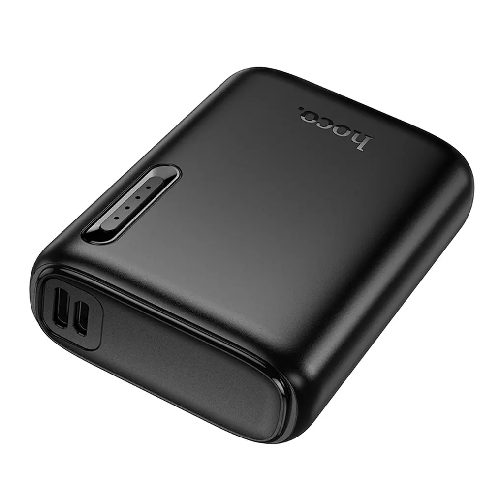 Ekstern Batteri HOCO J158, 5000mAh, 10W, 1 x USB-A, Sort