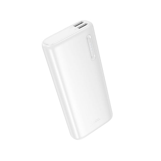 Ekstern Batteri HOCO J158A, 10000mAh, 10W, 2 x USB-A, Hvid