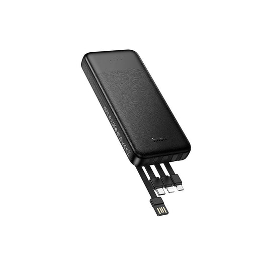 Ekstern Batteri HOCO J163, 10000mAh, 10W, 1 x Lightning - 1 x microUSB - 2 x USB-A - 1 x USB-C, Sort