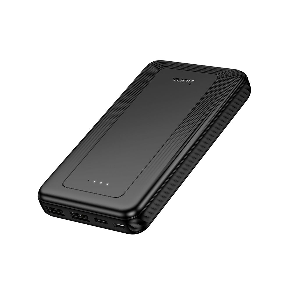 Ekstern Batteri HOCO J165A, 10000mAh, 10W, 2 x USB-A, Sort