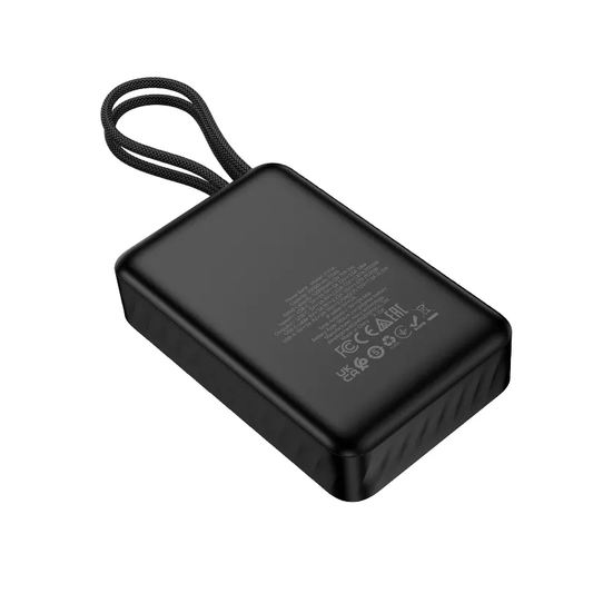 Ekstern Batteri HOCO J171A, 20000mAh, 22,5W, QC + PD, 1 x Lightning - 1 x USB-A - 2 x USB-C, Sort