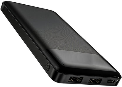 Ekstern Batteri HOCO J72, 10000mAh, 10W, 2 x USB-A, Sort