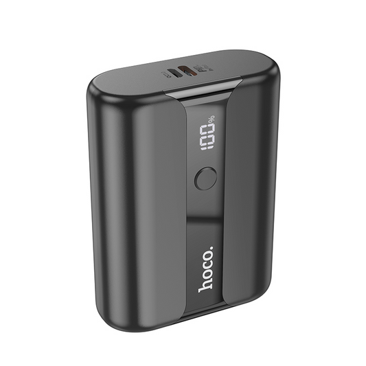 HOCO Q3 Pro powerbank, 10000 mAh, 22,5 W, QC + PD, 1 x USB-A - 1 x USB-C, sort
