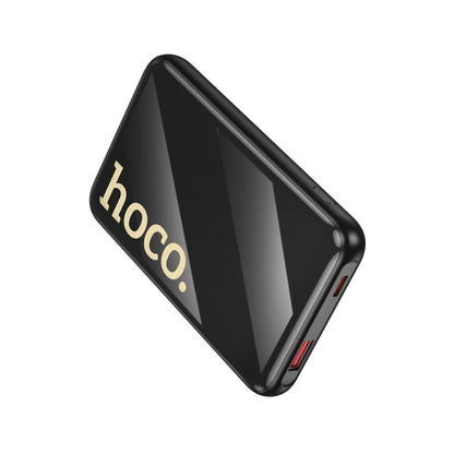 Ekstern Batteri HOCO Q37, 10000mAh, 22,5W, QC + PD, 1 x Lightning - 1 x USB-A - 2 x USB-C, Sort