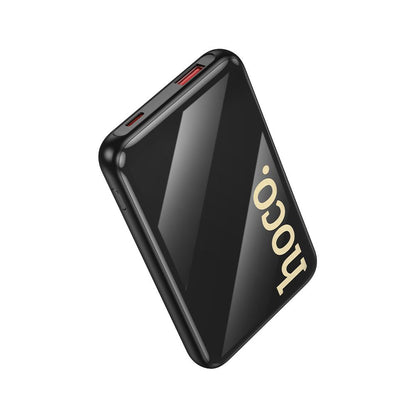 Ekstern Batteri HOCO Q37, 10000mAh, 22,5W, QC + PD, 1 x Lightning - 1 x USB-A - 2 x USB-C, Sort