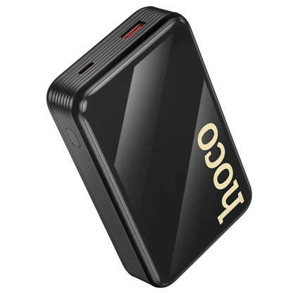 Ekstern Batteri HOCO Q37A, 20000mAh, 22,5W, QC + PD, 1 x Lightning - 1 x USB-A - 2 x USB-C, Sort