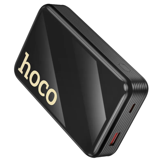 Ekstern Batteri HOCO Q37A, 20000mAh, 22,5W, QC + PD, 1 x Lightning - 1 x USB-A - 2 x USB-C, Sort