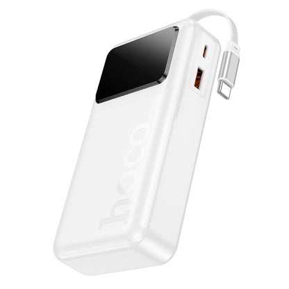 HOCO Q41 powerbank, 20000 mAh, 22,5 W, QC + PD, 1 x USB-A – 2 x USB-C, hvid
