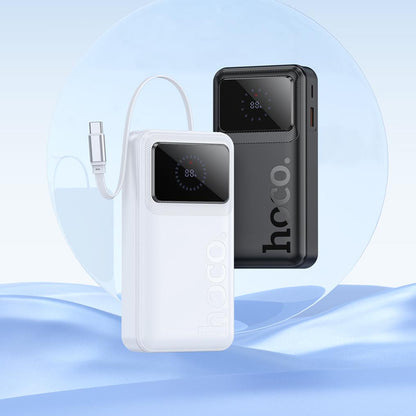 HOCO Q41 powerbank, 20000 mAh, 22,5 W, QC + PD, 1 x USB-A – 2 x USB-C, hvid
