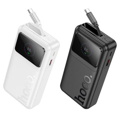 HOCO Q41 powerbank, 20000 mAh, 22,5 W, QC + PD, 1 x USB-A – 2 x USB-C, hvid
