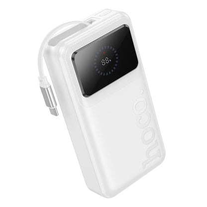 HOCO Q41 powerbank, 20000 mAh, 22,5 W, QC + PD, 1 x USB-A – 2 x USB-C, hvid
