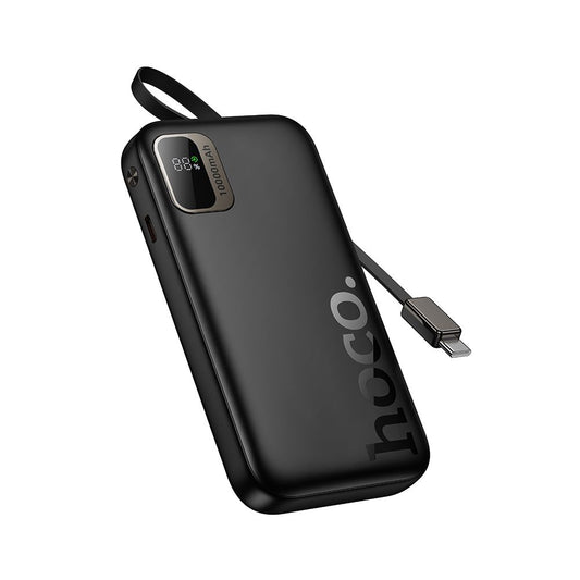 Ekstern Batteri HOCO Q51, 10000mAh, 20W, PD, 2 x USB-C, Sort
