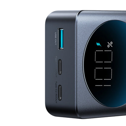 Joyroom JR-PBF05 Pro Ekstern Batteri, 30000mAh, 65W, QC + PD, 1 x USB-A - 2 x USB-C, Sort