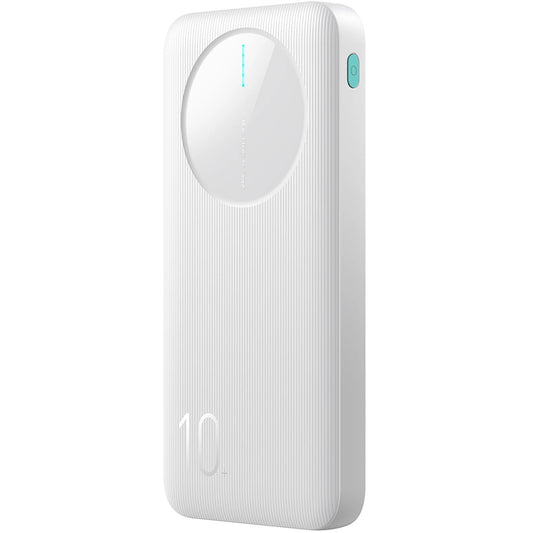 Ekstern batteri Joyroom JR-PBF12, 10000mAh, 12W, 1 x USB-C - 2 x USB-A, Hvid