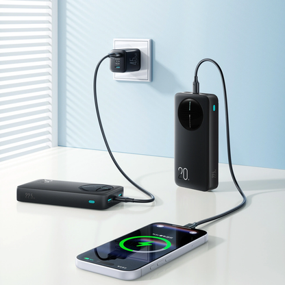 Joyroom JR-PBF14 Pro External Battery, 20000mAh, 22.5W, QC + PD, 1 x USB-C - 2 x USB-A, Black