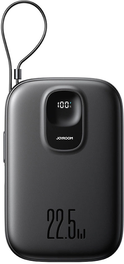 Ekstern Batteri Joyroom JR-PBF17, 10000mAh, 22.5W, QC + PD, 1 x USB-A - 2 x USB-C, Sort