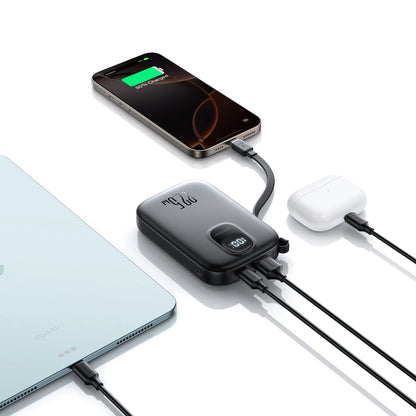 Ekstern Batteri Joyroom JR-PBF17, 10000mAh, 22.5W, QC + PD, 1 x USB-A - 2 x USB-C, Sort