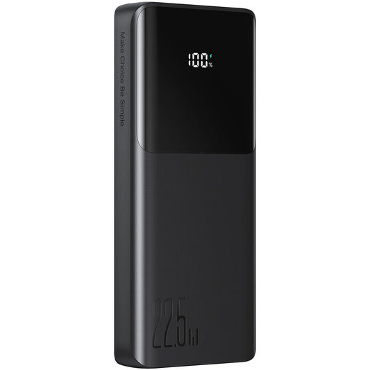 Ekstern batteri Joyroom JR-PBF19, 10000mAh, 22.5W, QC + PD, 1 x Lightning - 1 x USB-A - 2 x USB-C, Sort
