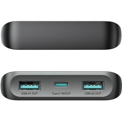 Ekstern batteri Joyroom JR-PBF20, 10000mAh, 25W, QC + PD, 1 x USB-C - 2 x USB-A, Sort
