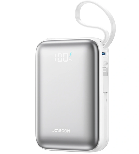 Ekstern batteri Joyroom JR-PBF29, 20000mAh, 22.5W, QC + PD, 1 x Lightning - 2 x USB-C, Hvid