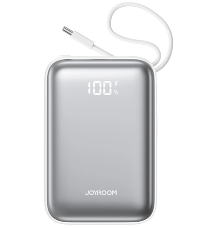 Joyroom JR-PBF29 External Battery, 20000mAh, 22.5W, QC + PD, 1 x Lightning - 2 x USB-C, White