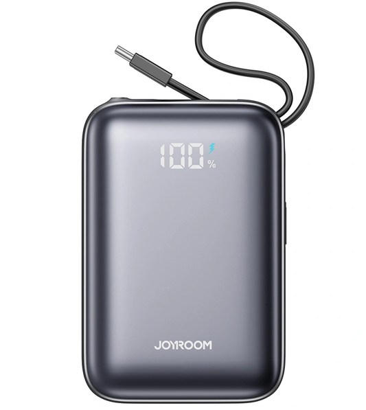 Ekstern batteri Joyroom JR-PBF29, 20000mAh, 22.5W, QC + PD, 1 x Lightning - 2 x USB-C, Sort