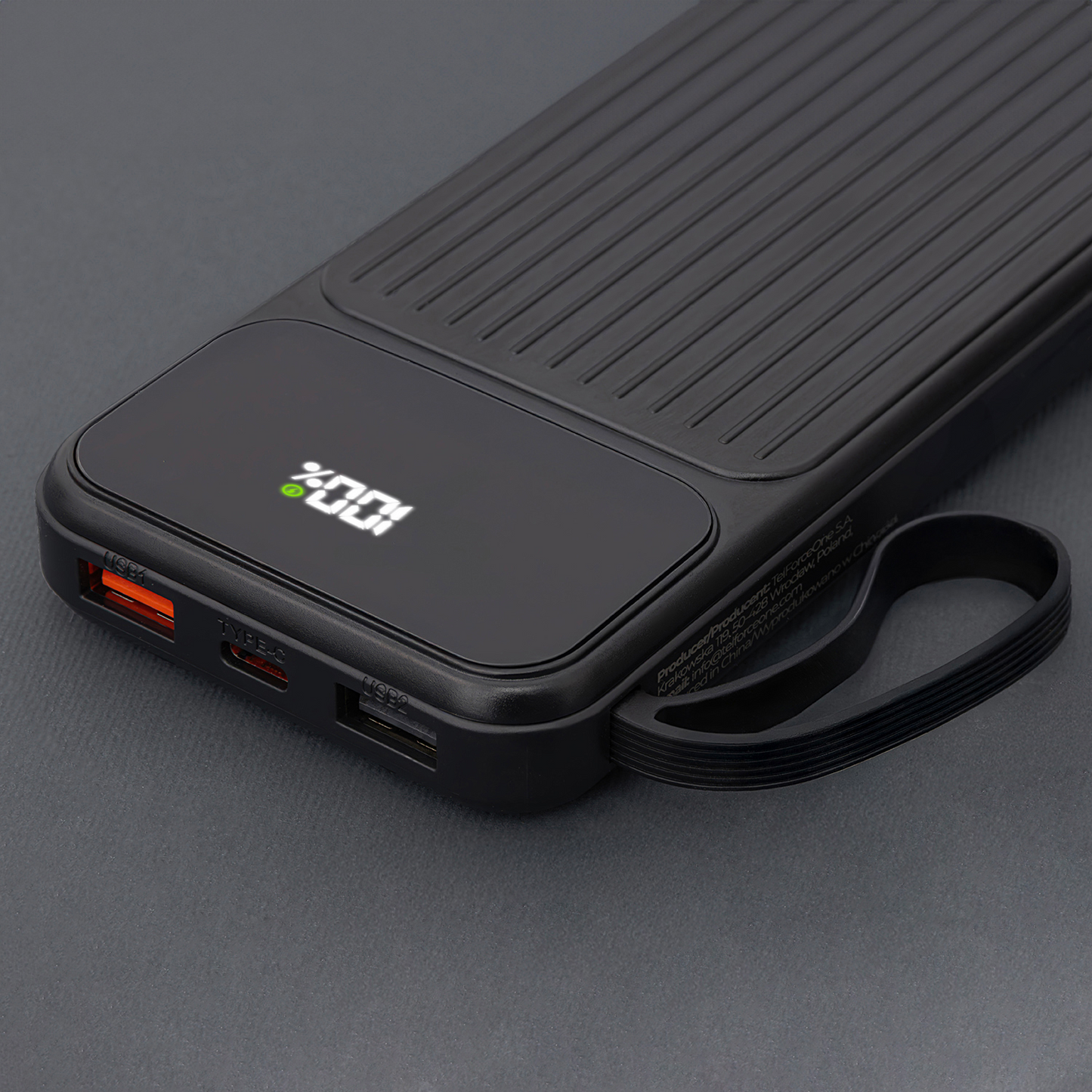 Ekstern batteri MaXlife MXPB-06, 10000mAh, 22.5W, QC + PD, 1 x Lightning - 2 x USB-A - 2 x USB-C, Sort