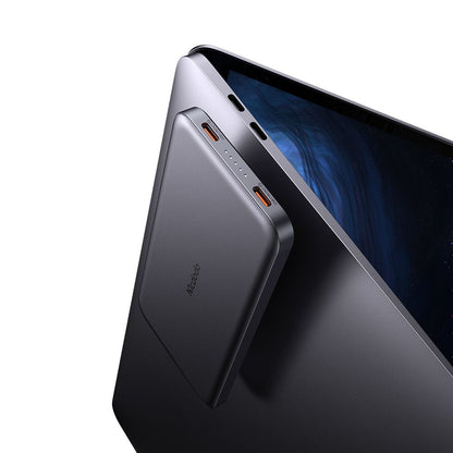 McDodo MC-3781 Meta Wireless External Battery, 10000mAh, 20W, PD + FQI, 1 x QI - 2 x USB-C, Black