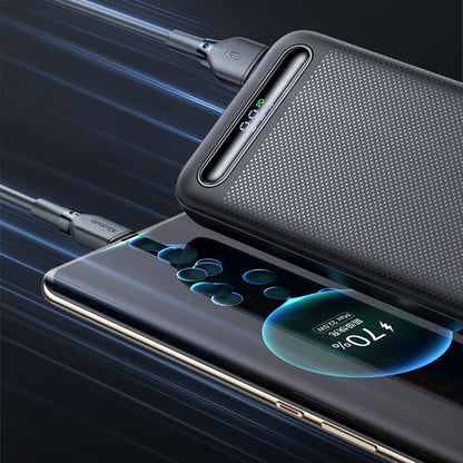 Ekstern batteri McDodo MC-3881 Star, 10000mAh, 22.5W, QC + PD, 2 x USB-A - 1 x USB-C, Sort