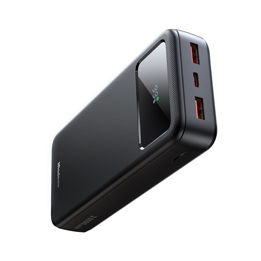 Ekstern batteri McDodo MC-4230, 20000mAh, 22.5W, QC + PD, 2 x USB-A - 1 x USB-C, Sort