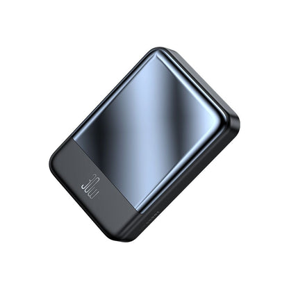 Ekstern trådløs batteri McDodo MC-5931 Ambilight, 10000mAh, 30W, PD + FQI, 1 x QI - 1 x USB-C, Sort