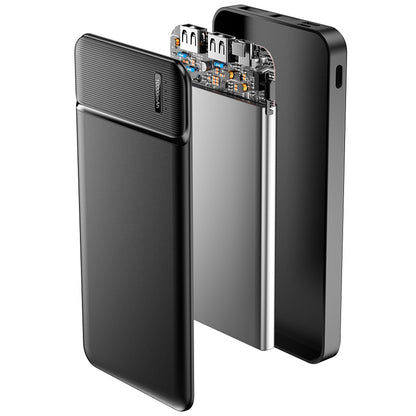 MaXlife MXPB-01 External Battery, 10000mAh, 12W, 2 x USB-A, Black