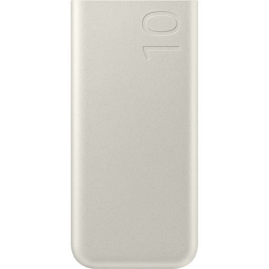 Samsung Ekstern Batteri, 10000mAh, 25W, PD, 2 x USB-C, Beige, Genforseglet EB-P3400XUEGEU