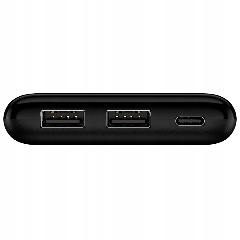 Ekstern batteri Setty SPBL-10, 10000mAh, 10W, 2 x USB-A, Sort