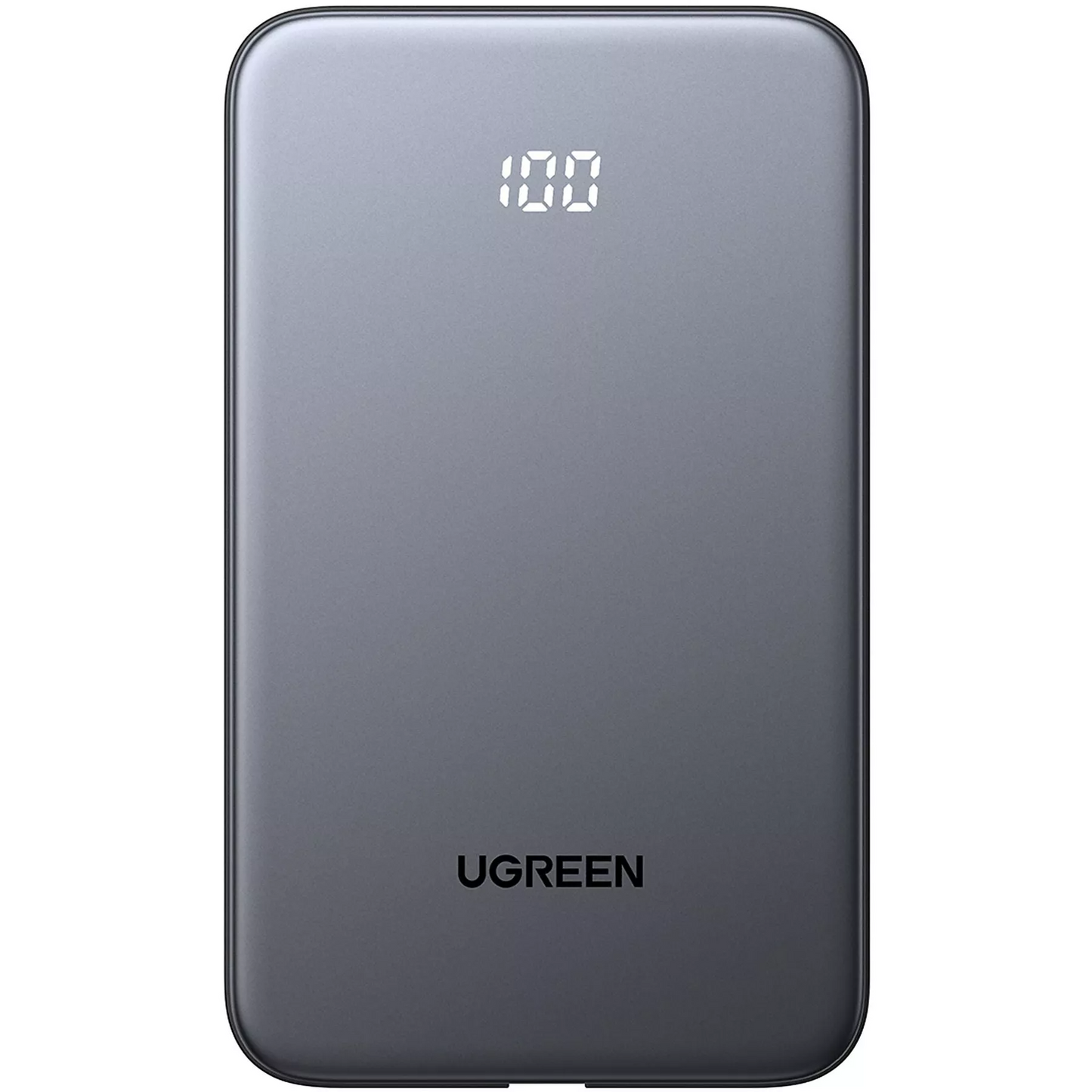 Ekstern Batteri UGREEN PB526 (75161B), 10000mAh, 20W, QC + PD, 1 x USB-A - 2 x USB-C, Grå