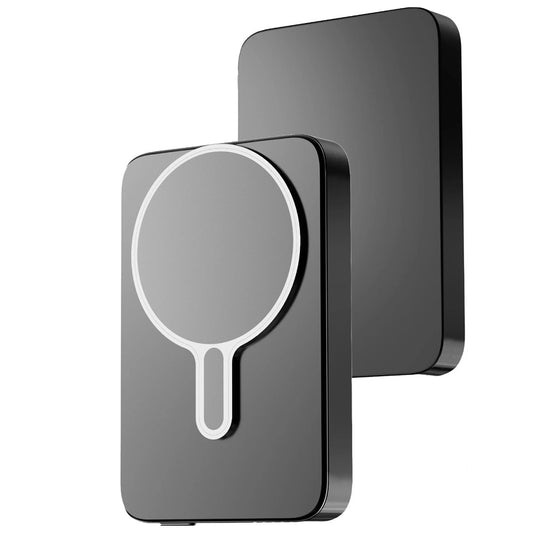 Trådløs Ekstern Batteri 3MK MagSnap Go, 10000mAh, 20W, PD + FQI, 1 x QI - 1 x USB-C, Grå