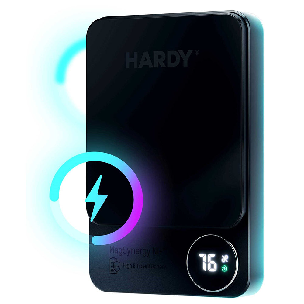 Ekstern trådløs batteri 3MK MagSynergy Ni+, 5000mAh, 22.5W, PD + FQI, 1 x QI - 1 x USB-C, Sort