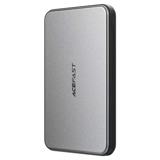 Ekstern trådløs batteri Acefast M30, 5000mAh, 20W, PD + FQI, 1 x QI - 2 x USB-C, Sort