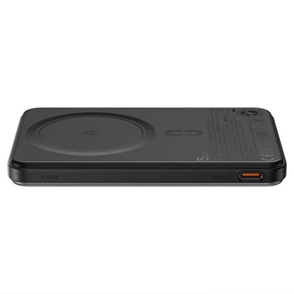 Ekstern trådløs batteri Acefast M30, 5000mAh, 20W, PD + FQI, 1 x QI - 2 x USB-C, Sort