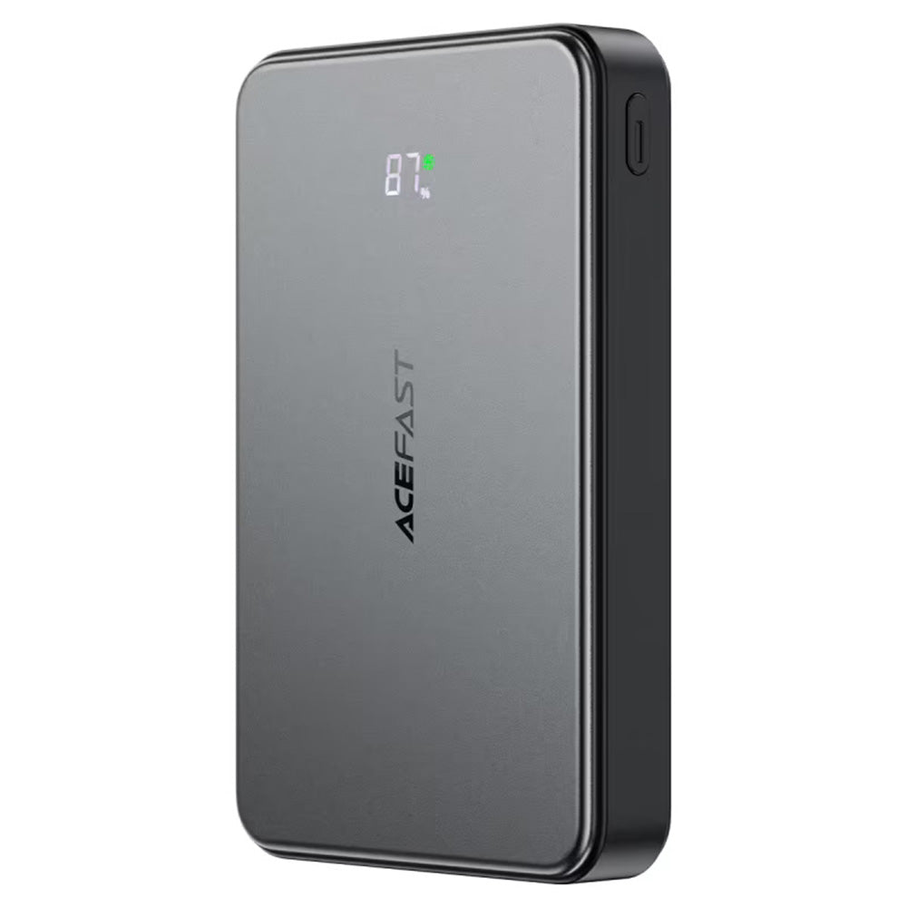 Ekstern trådløs batteri Acefast M31, 10000mAh, 22.5W, QC + PD + FQI, 1 x QI - 1 x USB-A - 2 x USB-C, Sort