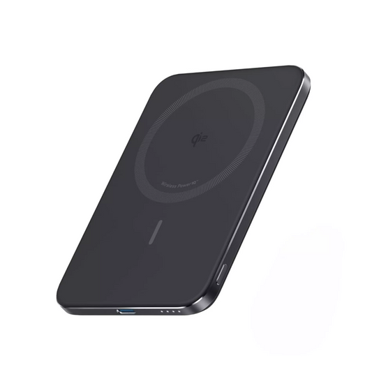 Trådløs Ekstern Batteri Anker Nano, 5000mAh, 20W, PD + FQI, 1 x QI - 1 x USB-C, Sort A1665H11