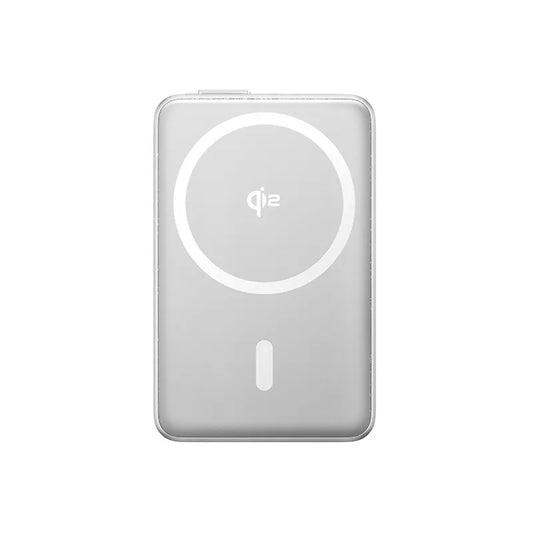 Ekstern trådløs batteri Baseus Nomos Kickstand, 10000mAh, 45W, PD + QI, 1 x QI - 1 x USB-C, Sort P10078800843-00