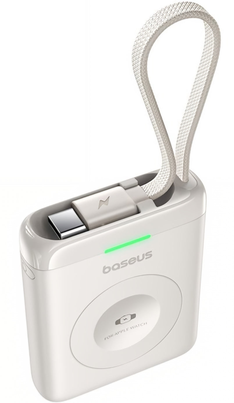 Trådløs Ekstern Batteri Baseus EnerFill FW11, 1640mAh, 5W, 1 x QI, Hvid E0205302