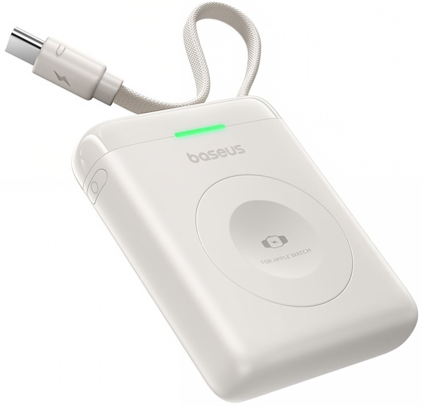 Trådløs Ekstern Batteri Baseus EnerFill FW11, 1640mAh, 5W, 1 x QI, Hvid E0205302