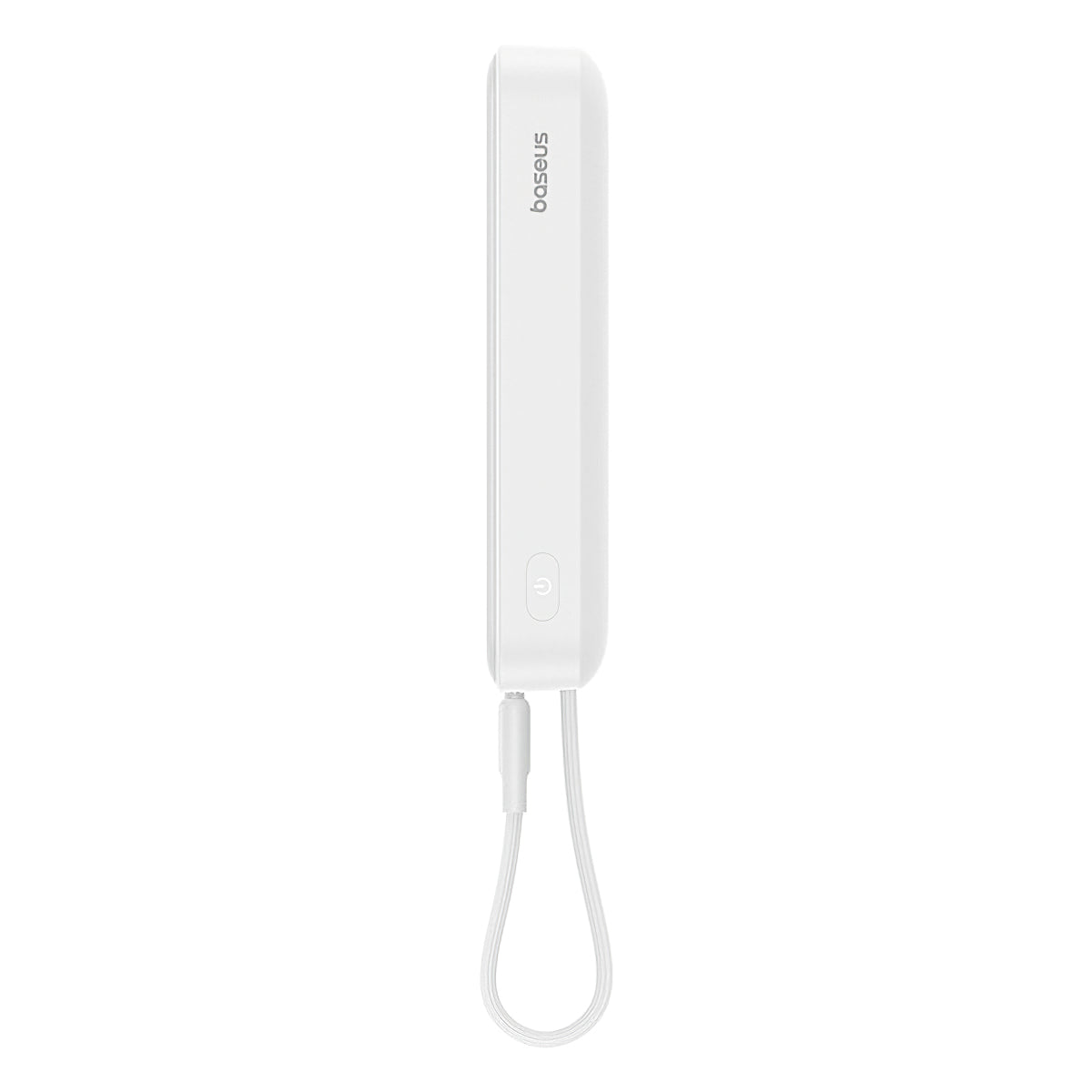 Ekstern Trådløs Batteri Baseus Magnetic Mini, 10000mAh, 30W, PD + FQI, 1 x QI - 2 x USB-C, Hvid P1002210B223-00